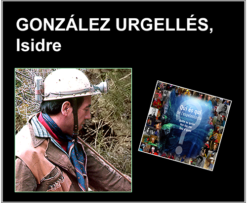 GONZALEZ URGELLES, ISIDRE          